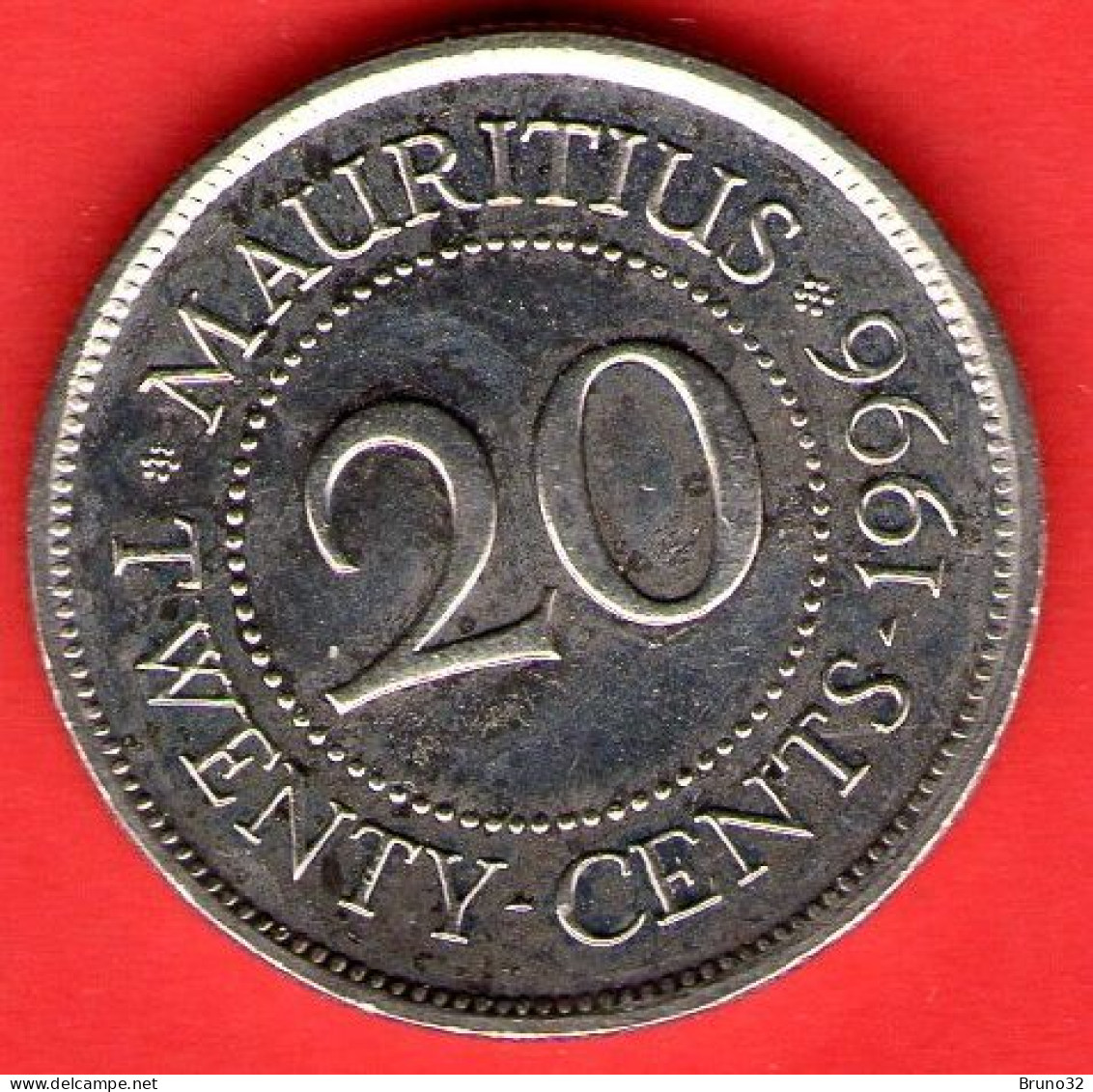 Mauritius - 1996 - 20 Cents - QFDC/aUNC - Come Da Foto - Maurice