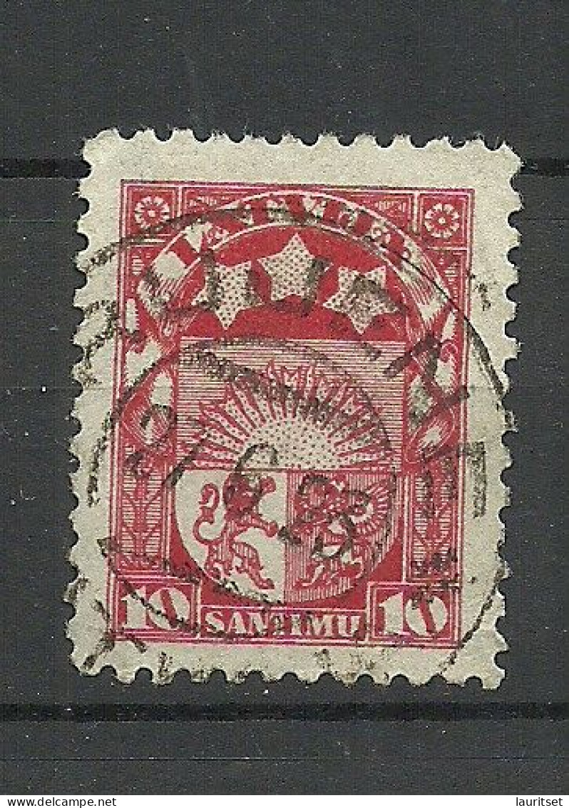 LETTLAND Latvia 1923 O RUJENE Michel 93 Nice Cancel - Lettonie