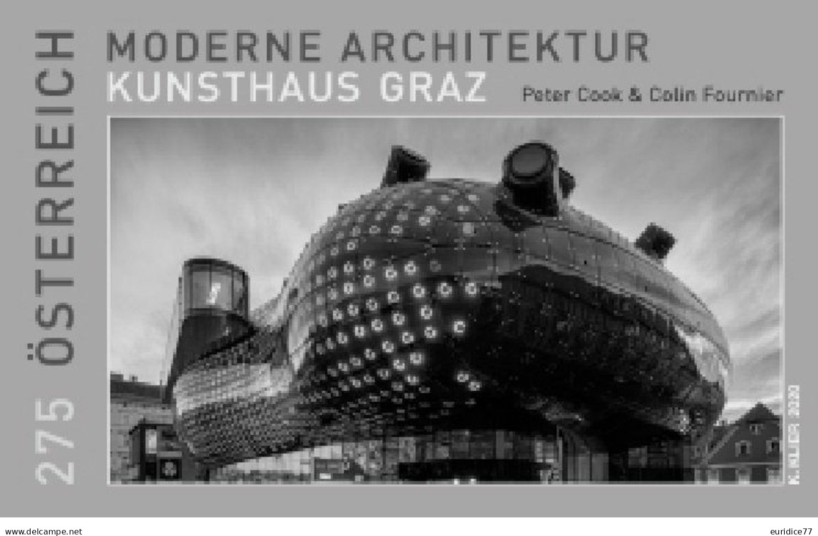 Austria 2020 - Kunsthaus Graz Black Print Mnh** - Proofs & Reprints