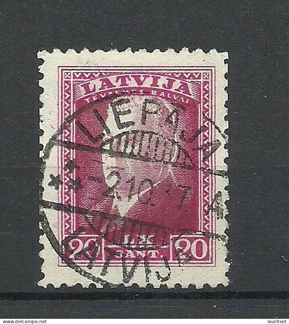 LETTLAND Latvia 1937 O LIEPAJA Michel 256 - Lettonie