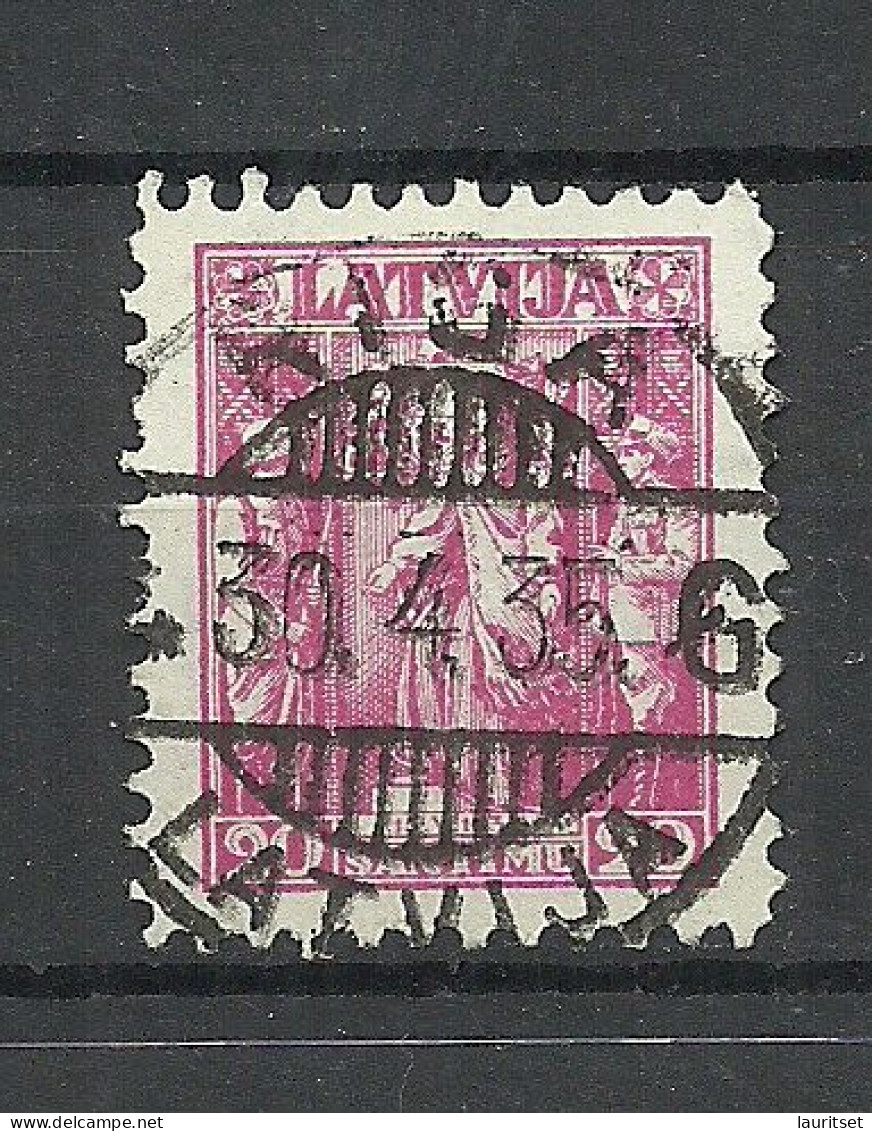 LETTLAND Latvia 1935 O RIGA Michel 235 Nice Cancel - Lettonie