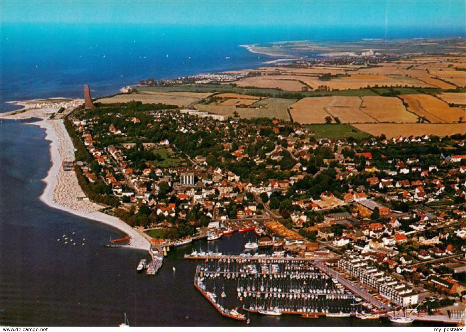 73956296 LABOE_Ostseebad Fliegeraufnahme Mit Marine Ehrenmal - Laboe