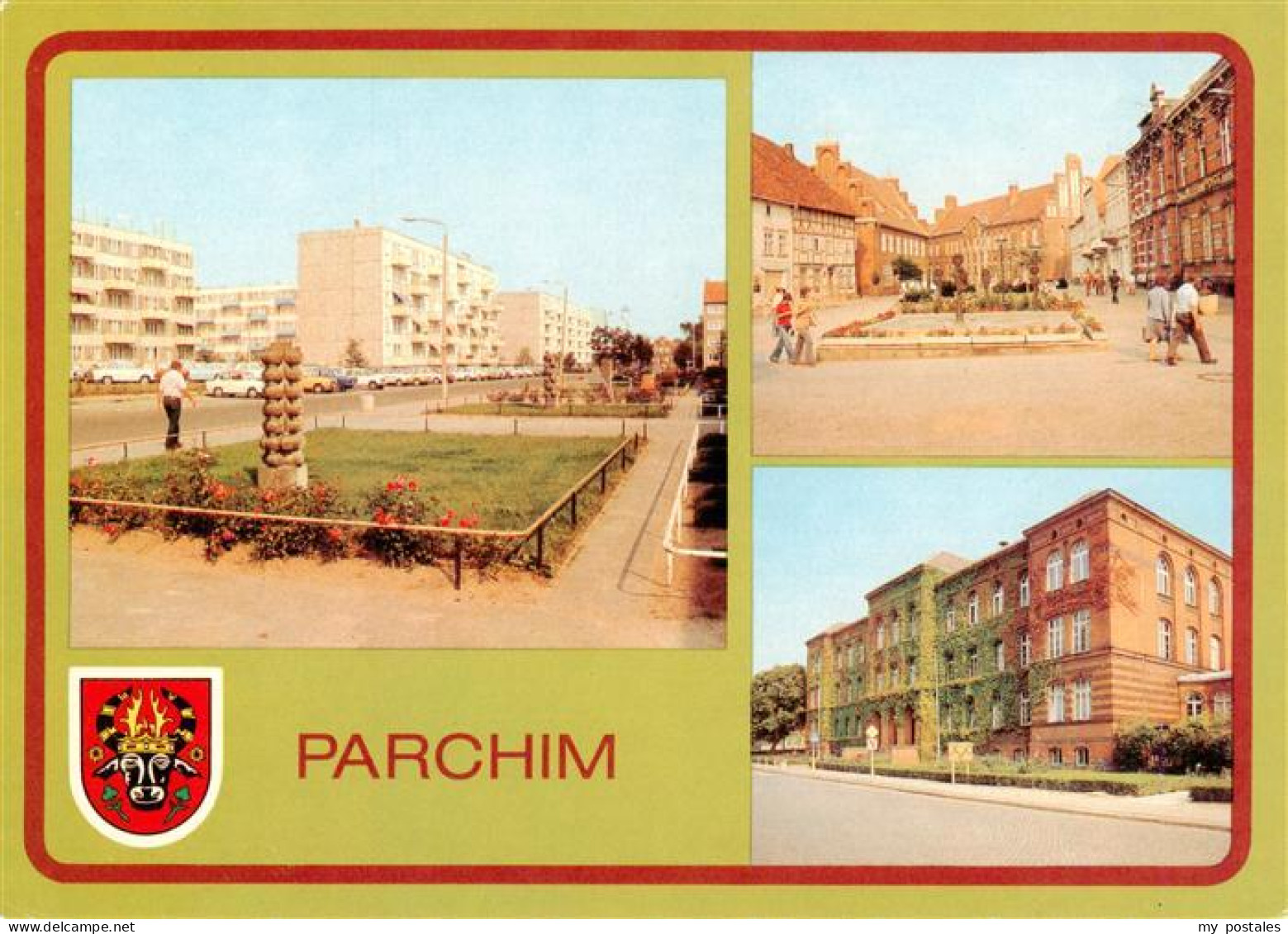 73876197 Parchim Wilhelm Pieck Platz Goethe Oberschule Parchim - Parchim