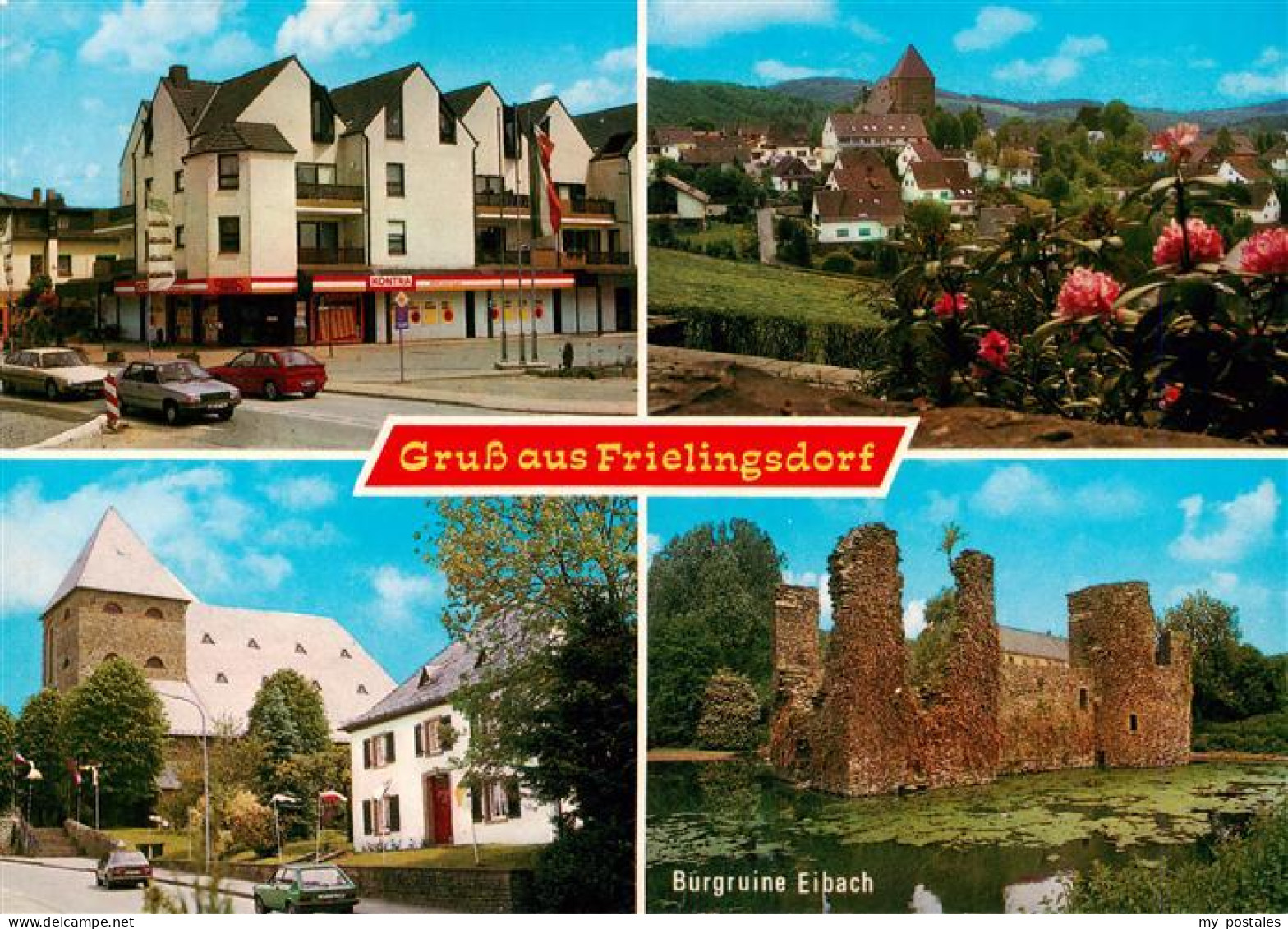 73876188 Frielingsdorf Teilansichten Panorama Schloss Burgruine Eibach Frielings - Lindlar