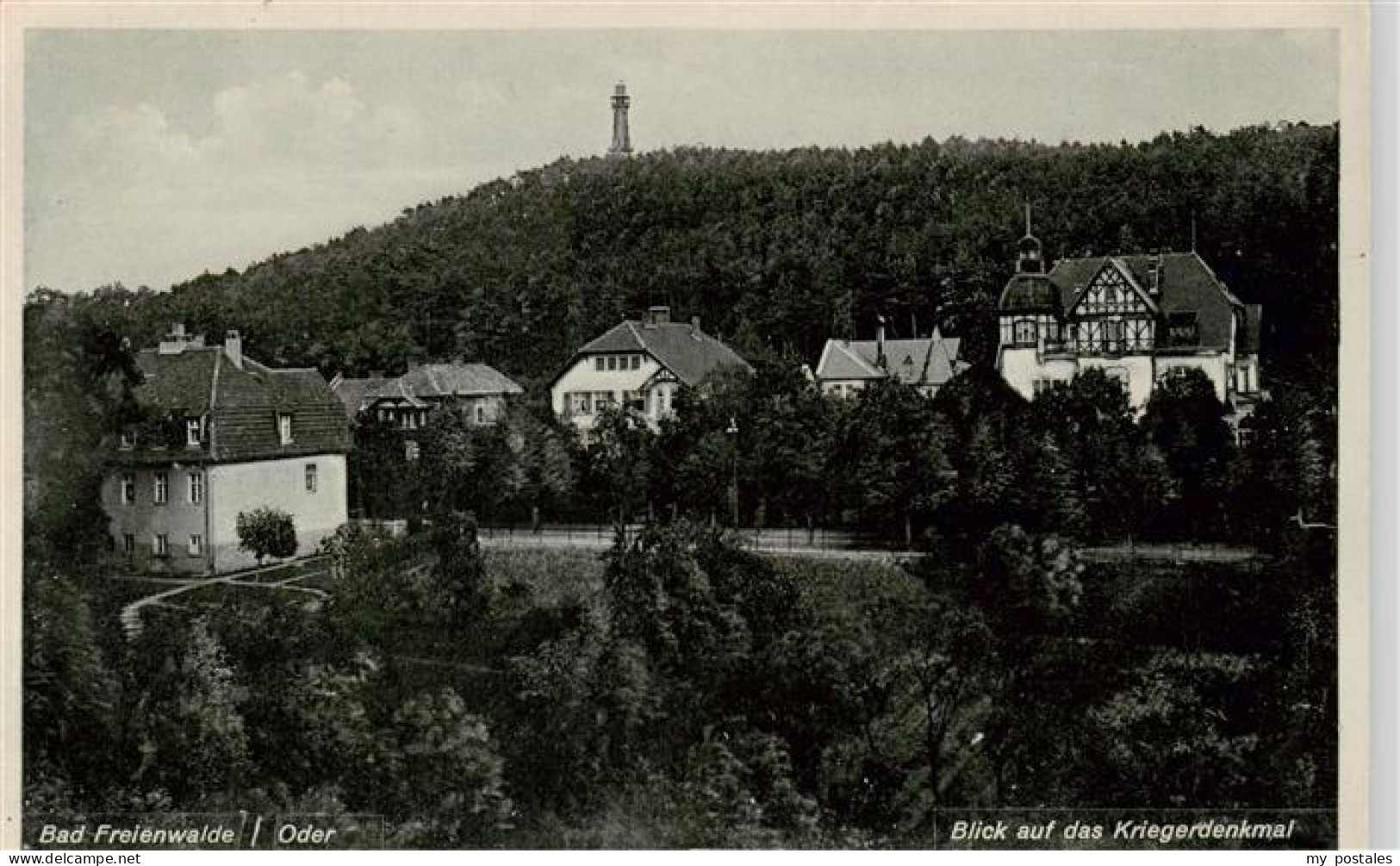 73876170 Bad Freienwalde Blick Auf Das Kriegerdenkmal Bad Freienwalde - Bad Freienwalde