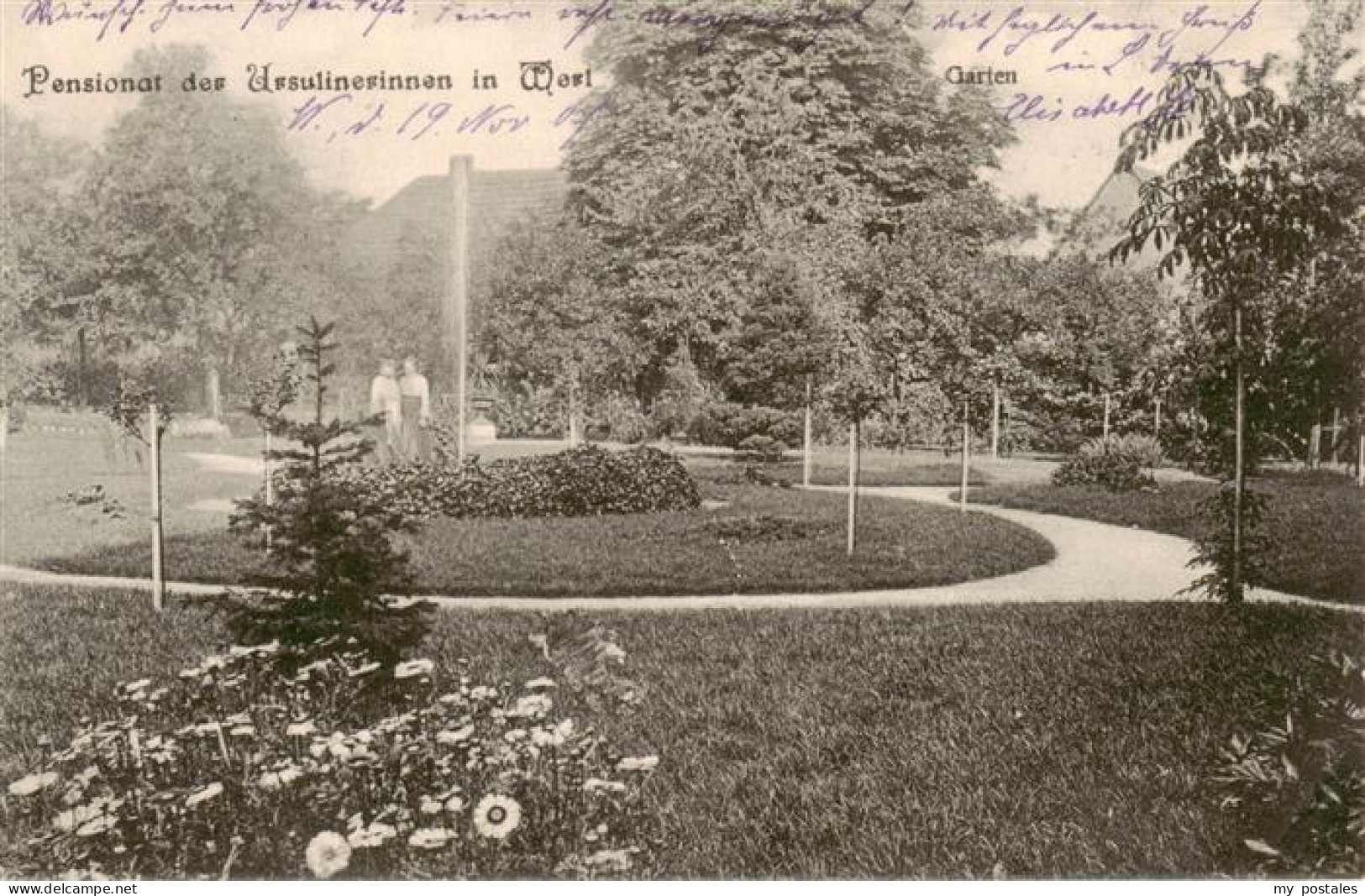 73876157 Werl Westfalen Pensionat Des Ursulinerinnen Park Werl Westfalen - Werl