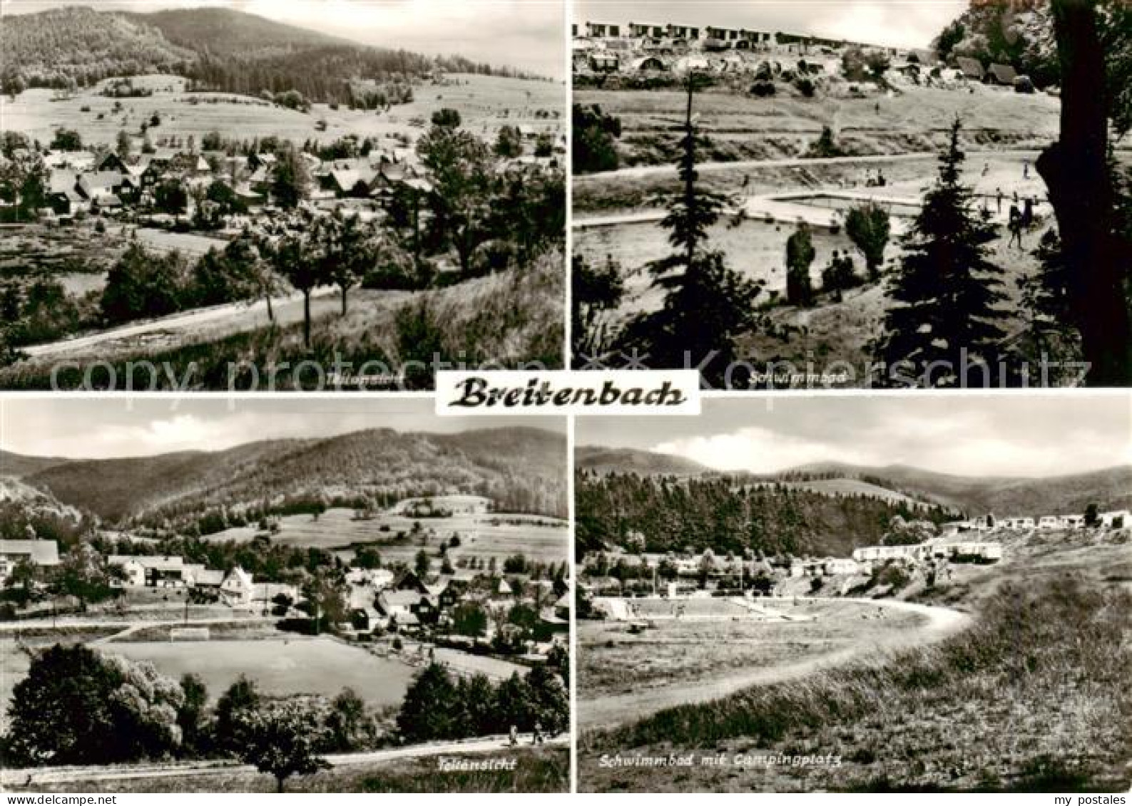 73841571 Breitenbach Eichsfeld Panorama Schwimmbad Campingplatz Breitenbach Eich - Worbis