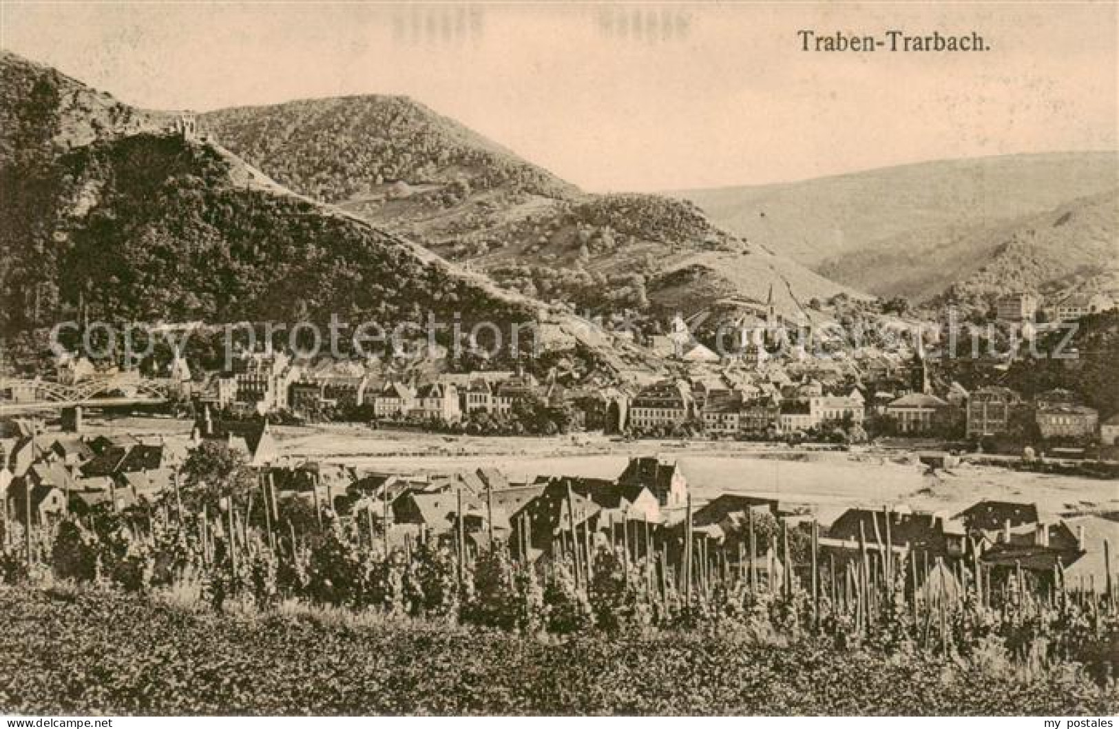 73808202 Traben-Trarbach Mosel Panorama  - Traben-Trarbach