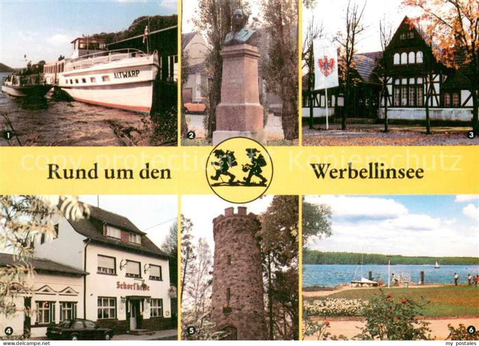 73768896 Werbellin Rund Um Den Werbellinsee Reederei Wiedenhoeft Brunold Denkmal - Finowfurt