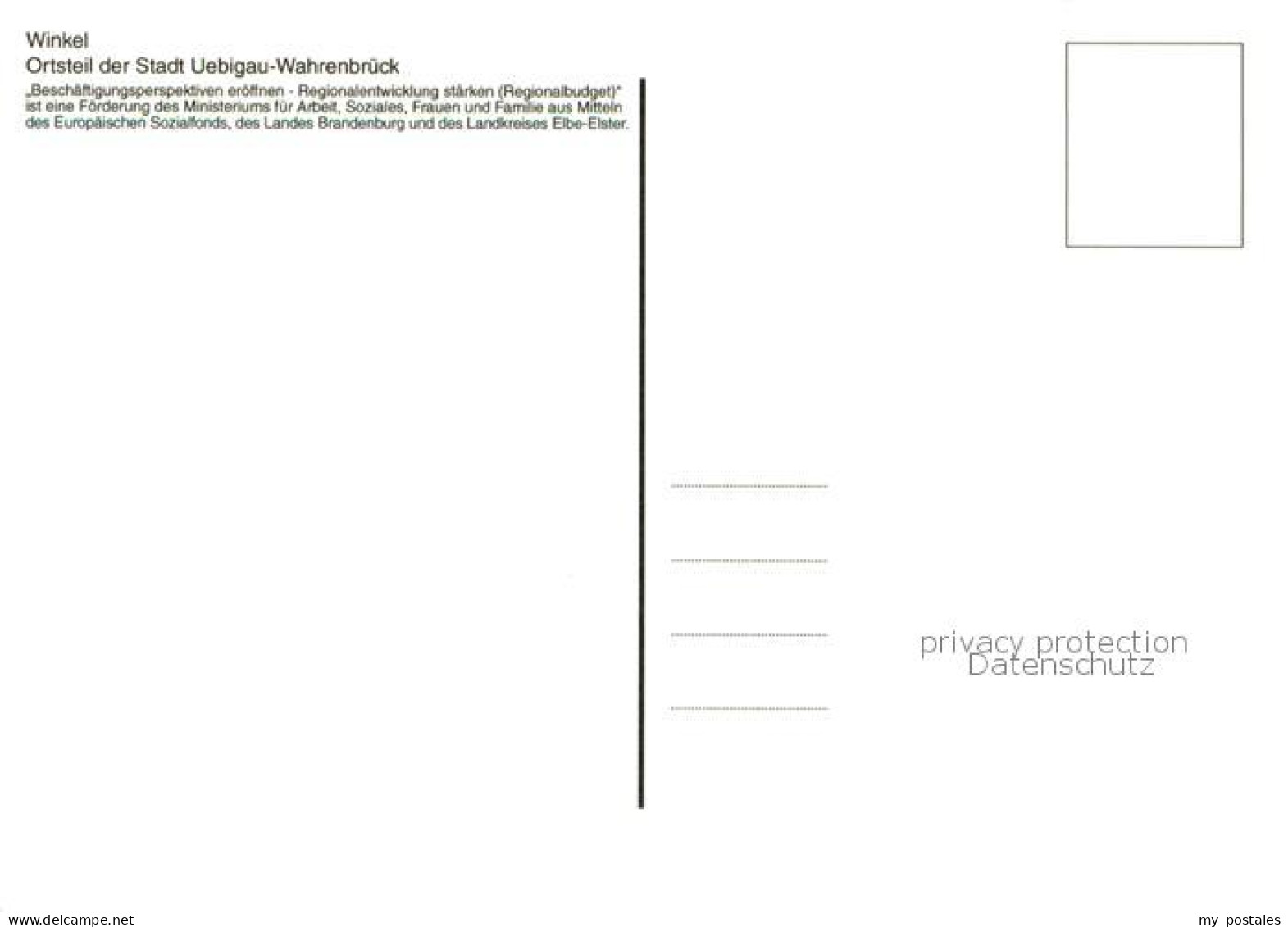 73768894 Winkel Bad Liebenwerda Teilansichten Hotel Gasthof Gedenktafel Landscha - Wahrenbrück