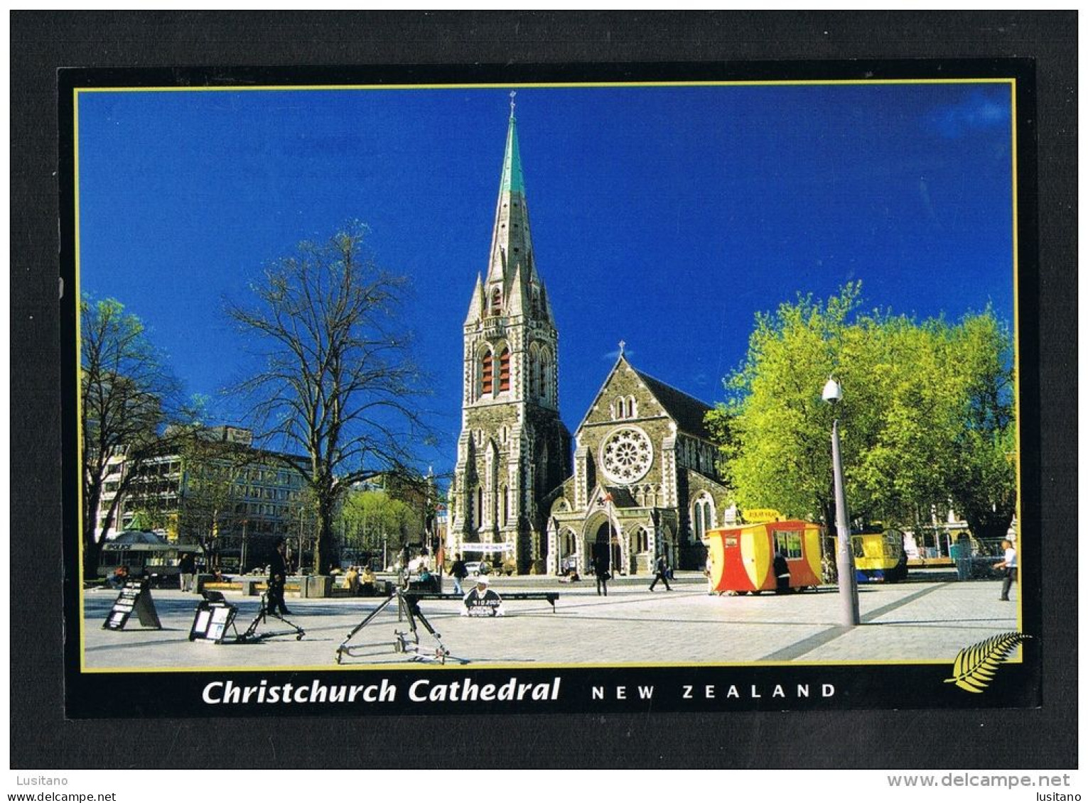 NEW ZEALAND - CHRISTCHURCH CATHEDRAL - CANTERBURY - USED STAMP TIMBRE ( 2 SCANS ) - Nouvelle-Zélande