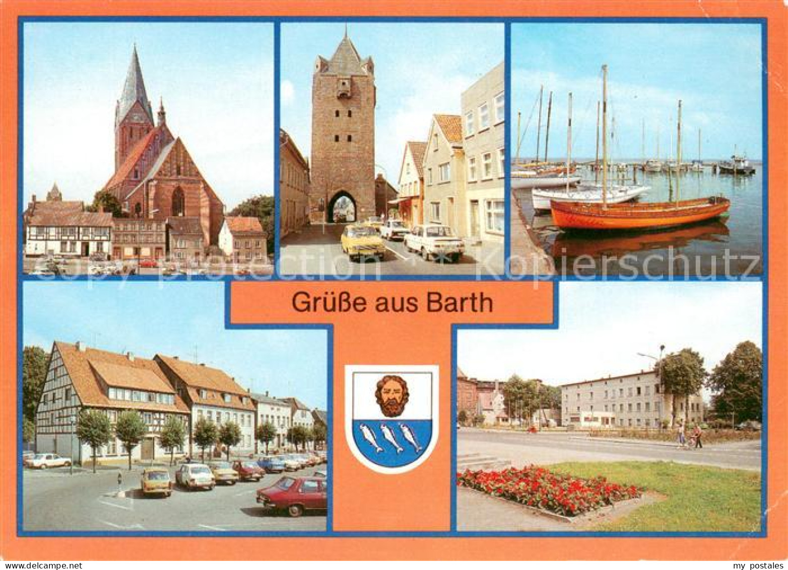 73657210 Barth Kirche Dammtor Hafen Marktplatz Platz Der Freiheit Barth - Barth