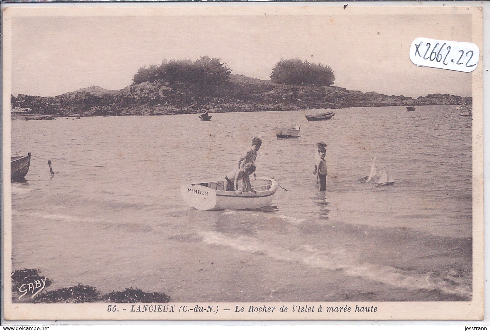 LANCIEUX- LE ROCHER DE L ISLET A MAREE HAUTE - Lancieux