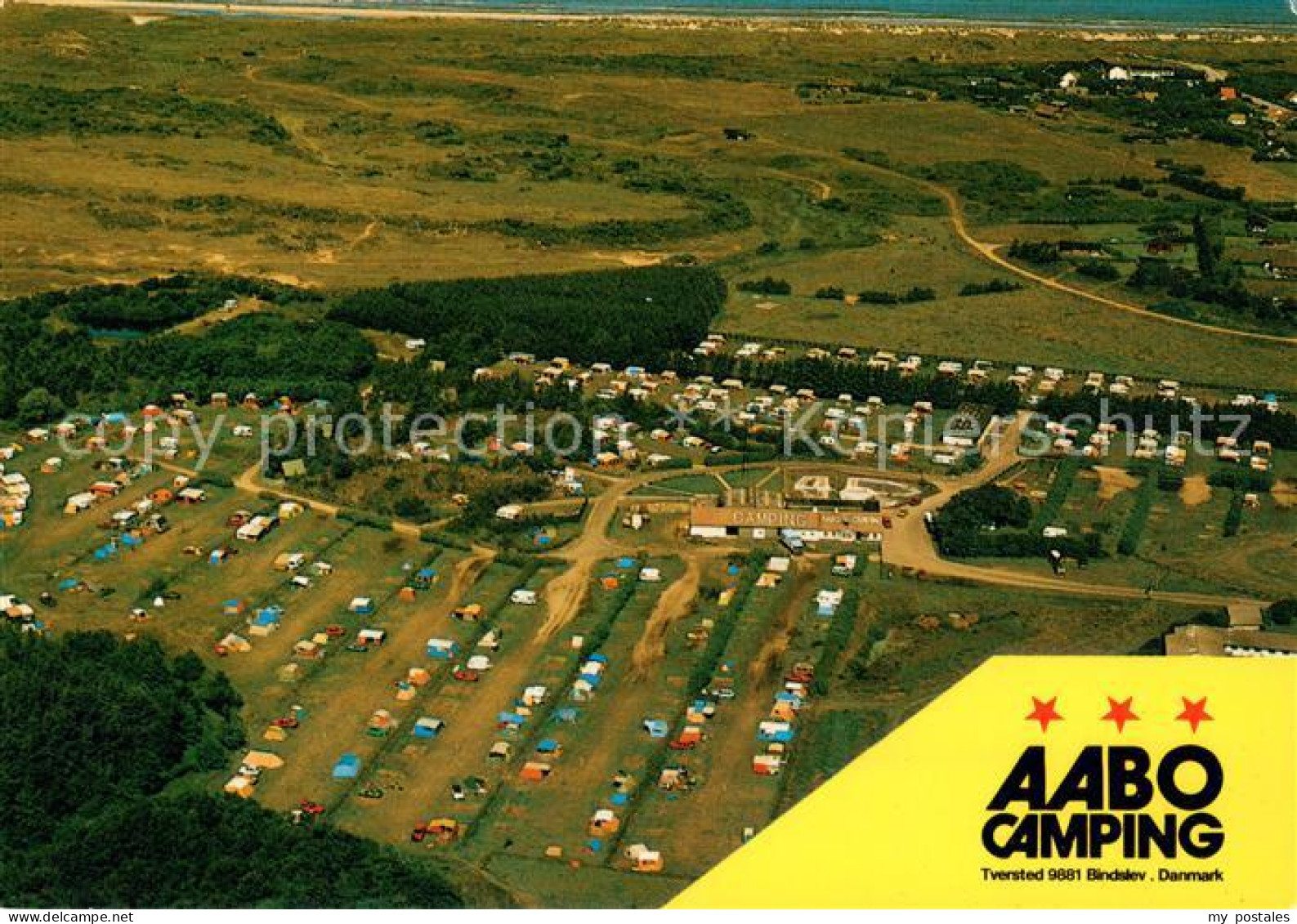 73656290 Bindslev AABO Camping Luchopname Bindslev - Dänemark