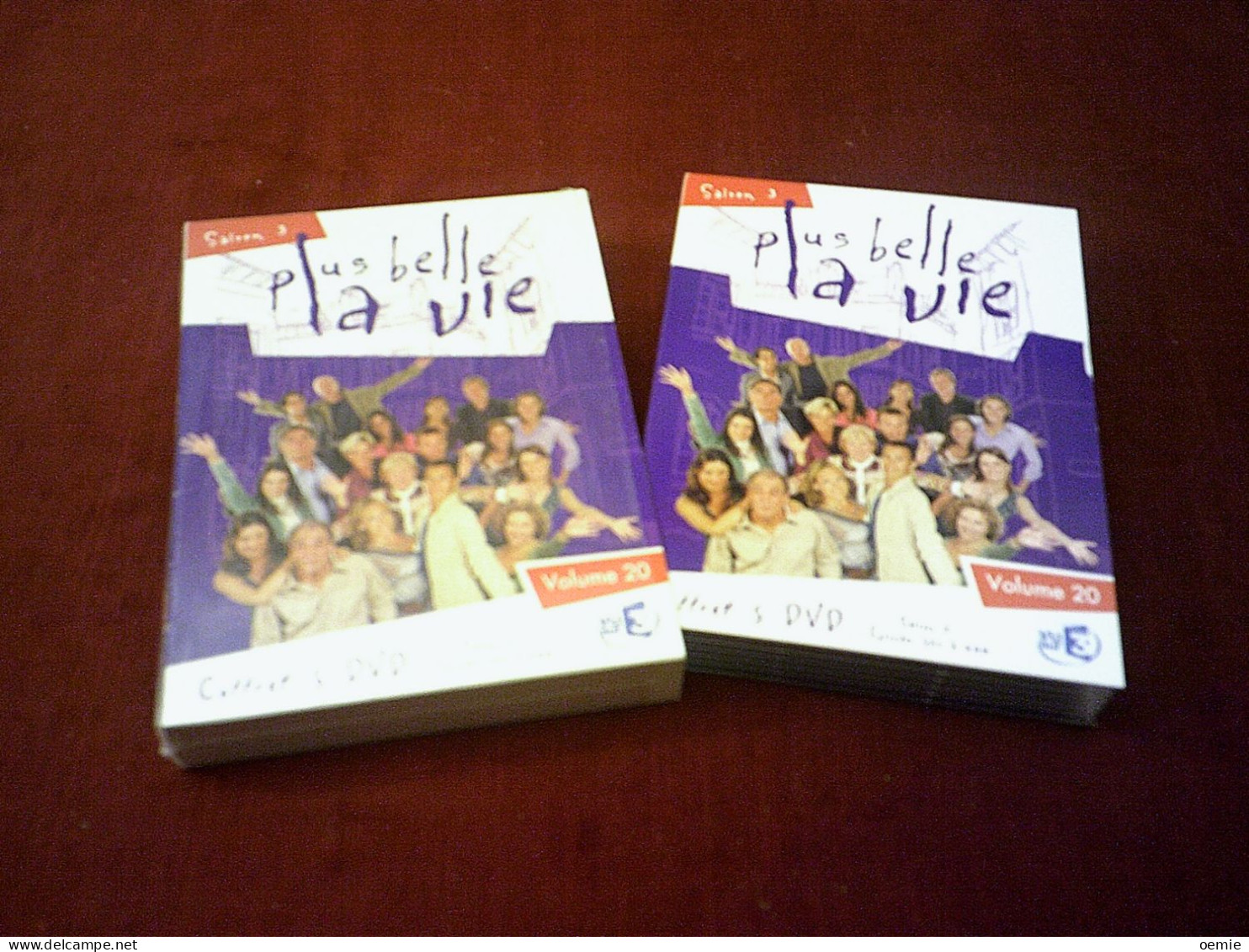 PLUS BELLE LA VIE SAISON 3 COFFRET 5 DVD EPISODES DE  571 A  600  //  30 FOIS 26 MIN ENVIRON - Konvolute