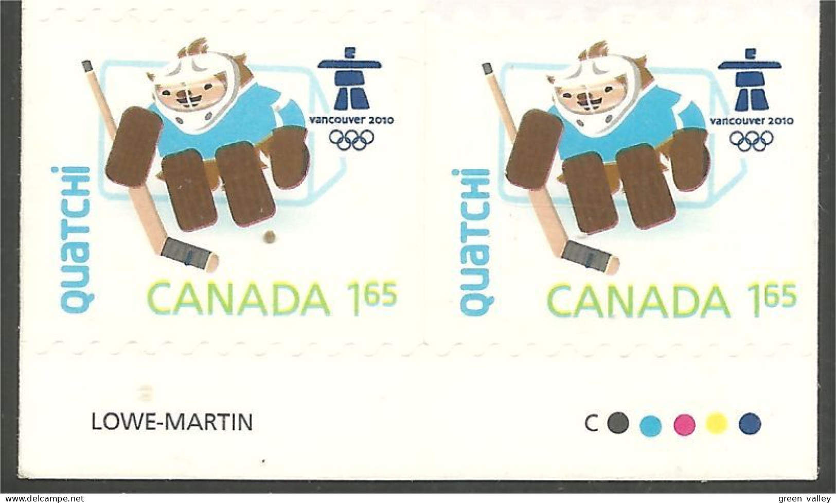Canada Ice Hockey Glace Vancouver 2010 Booklet Carnet MNH ** Neuf SC (C23-13botb) - Eishockey