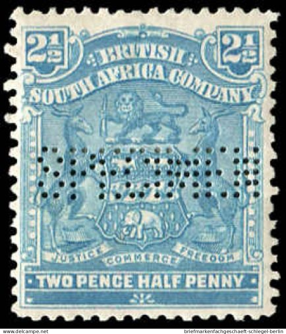 Britische Südafrika Gesellschaft, 1898, 61,71 Spec., Ungebraucht - Altri - Africa