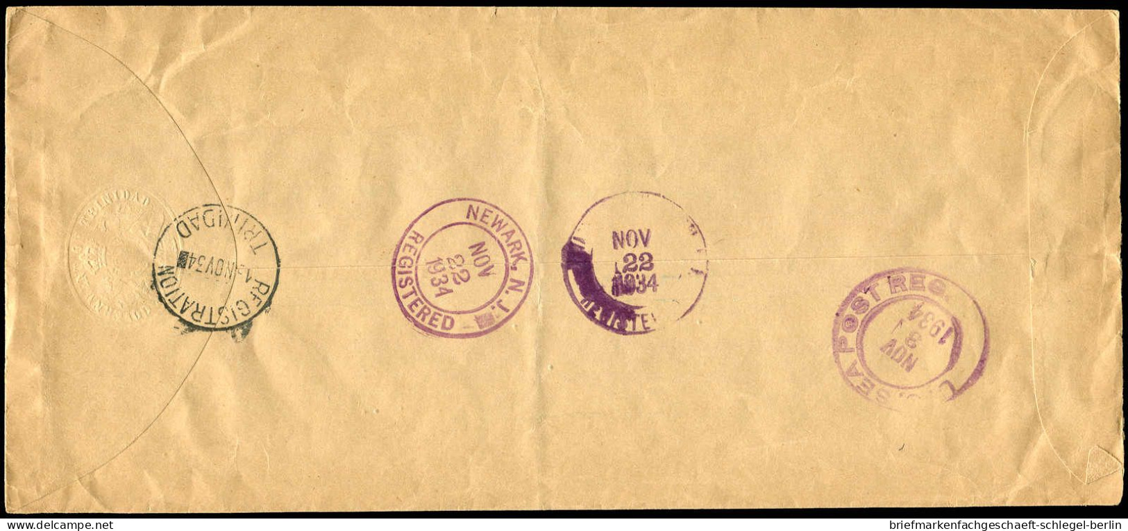Trinidad & Tobago, 1934, 107, 108, 112, Brief - Trinité & Tobago (1962-...)