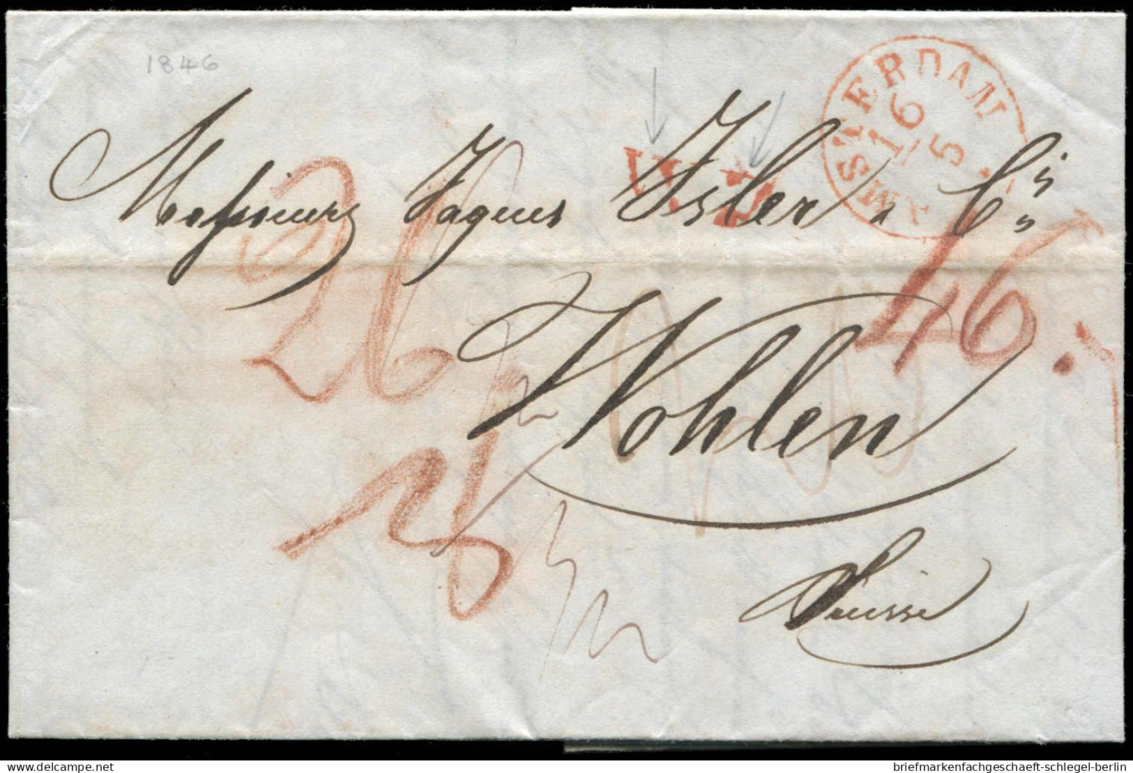 Niederlande, 1846, Brief - Otros & Sin Clasificación