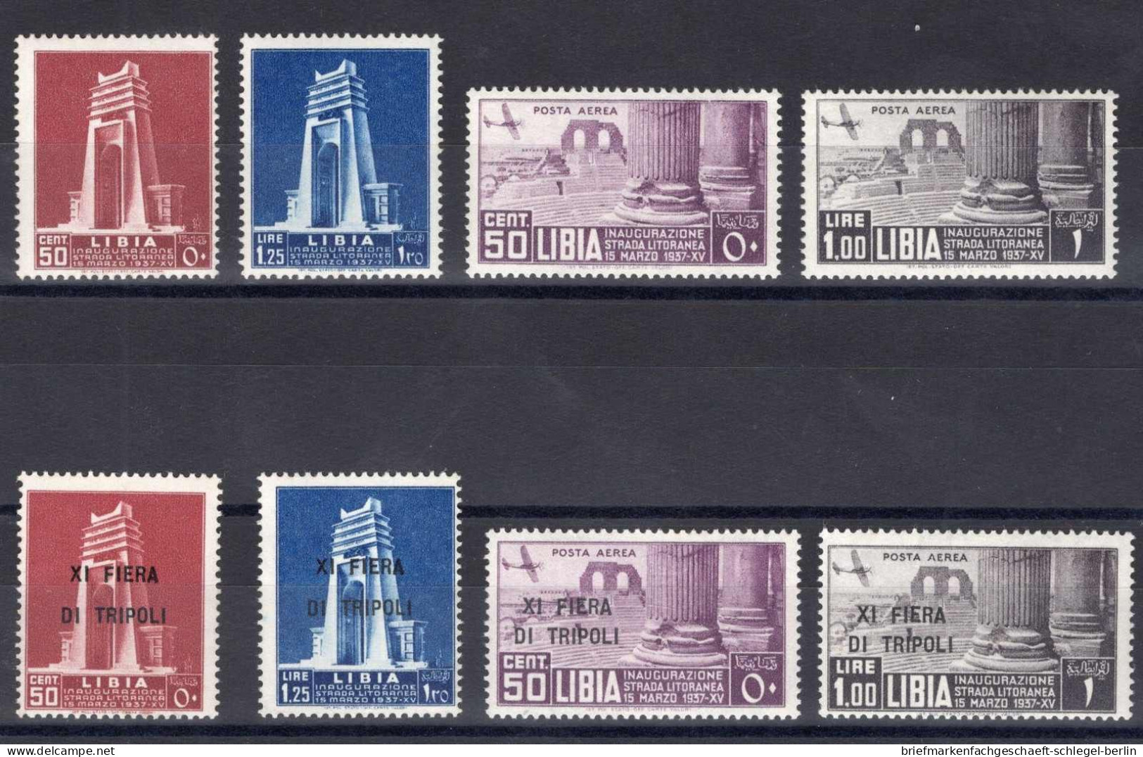 Italienisch-Libyen, 1937, 81-88, Postfrisch - Other & Unclassified