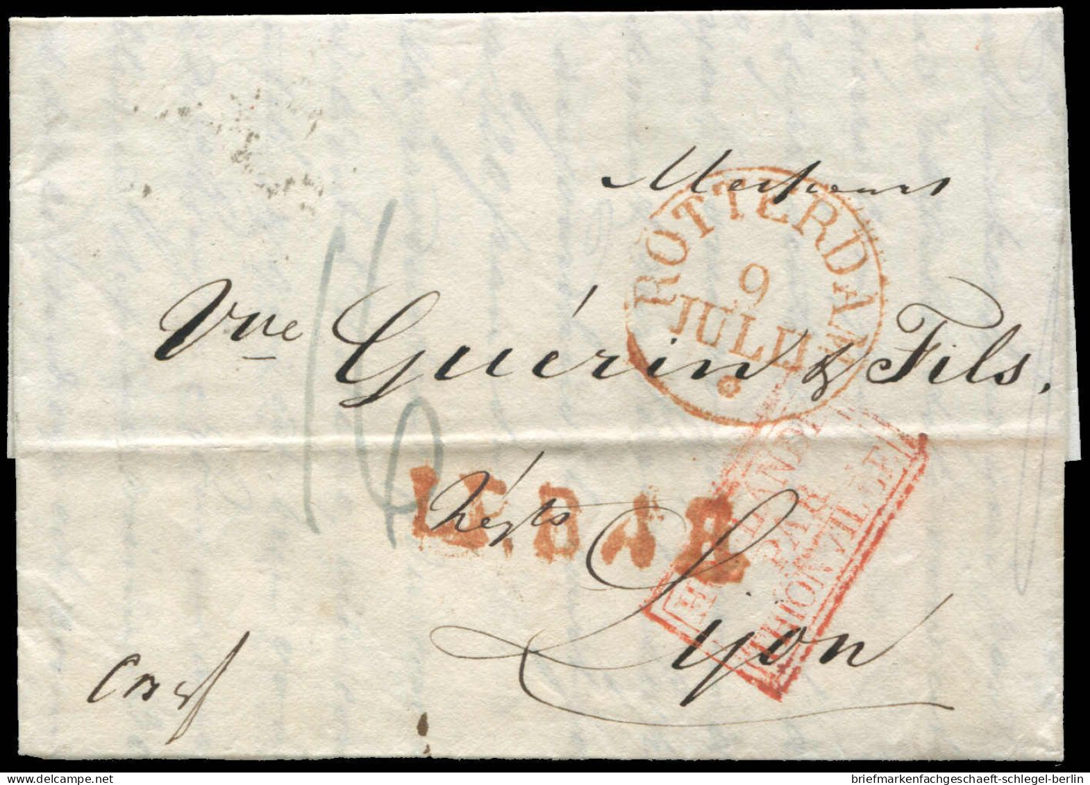 Niederlande, 1833, Brief - Altri & Non Classificati