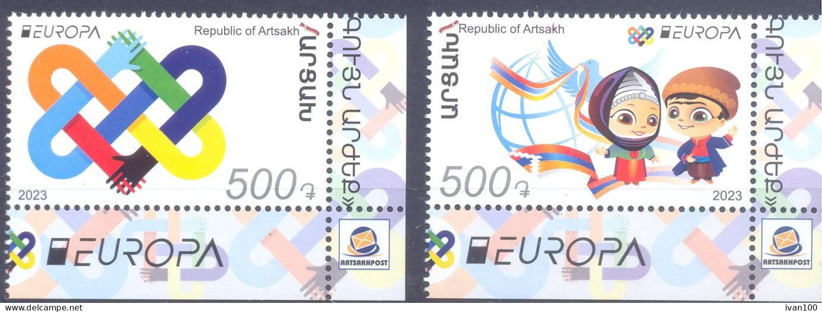 2023. Mountain Karabakh, Europa 2023, 2v, Mint/** - Armenia