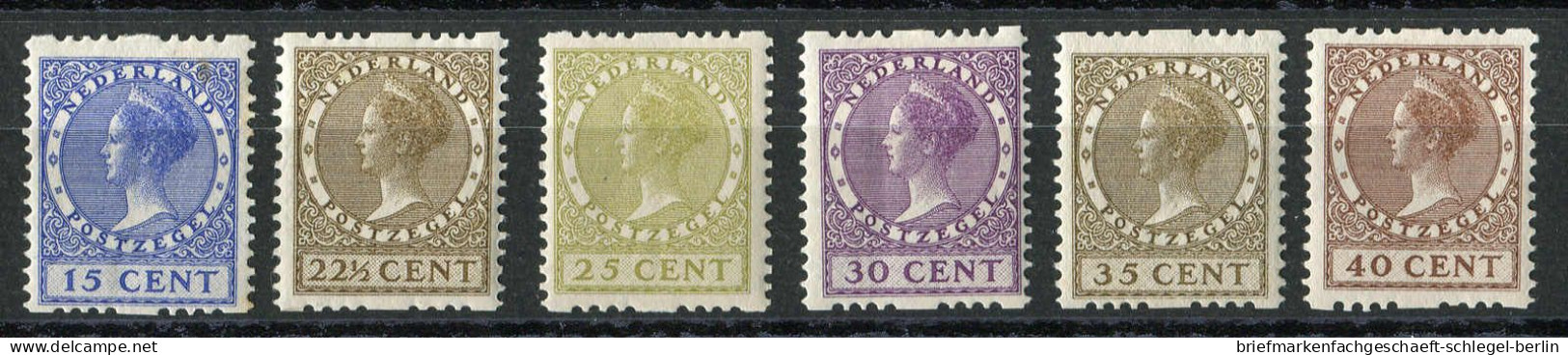 Niederlande, 1926, 184/90 B, Ungebraucht - Altri & Non Classificati