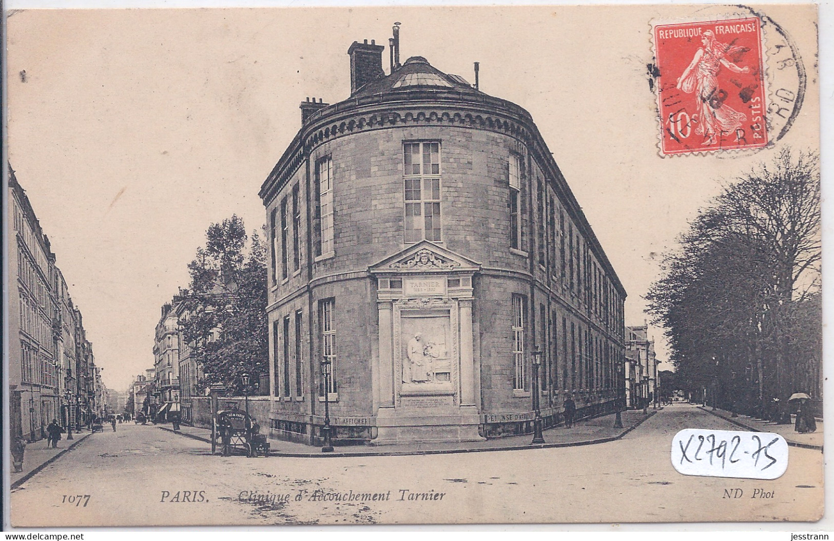 PARIS- CLINIQUE D ACCOUCHEMENT TARNIER - Gezondheid, Ziekenhuizen