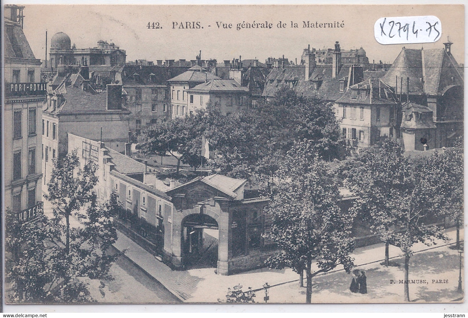 PARIS- VUE GENERALE DE LA MATERNITE - Santé, Hôpitaux