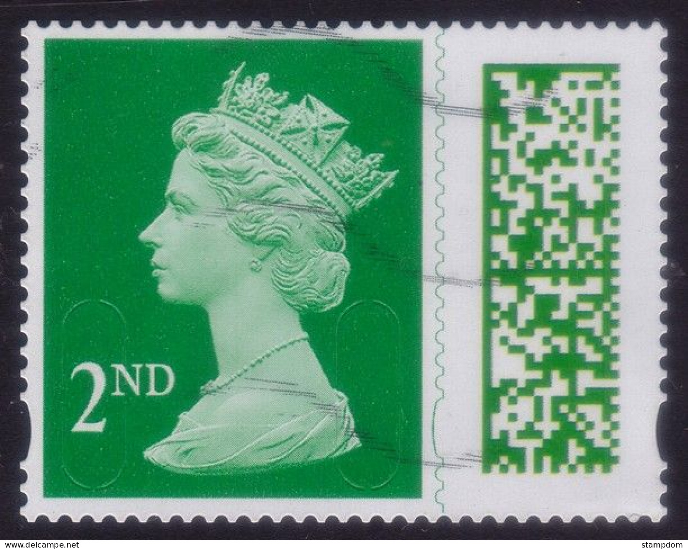 GREAT BRITAIN GB 2022 QE2 Barcoded Machin 2nd M22L MEIL - USED @Q2519 - Machins