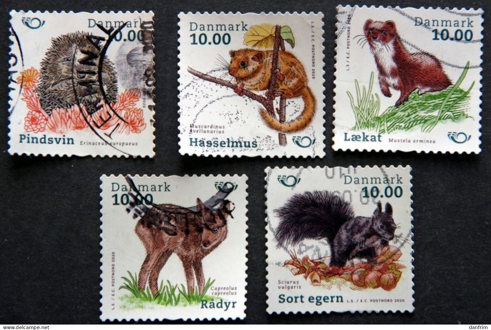 Denmark 2020  Norden Minr.1997-2001 (lot G 446) - Used Stamps