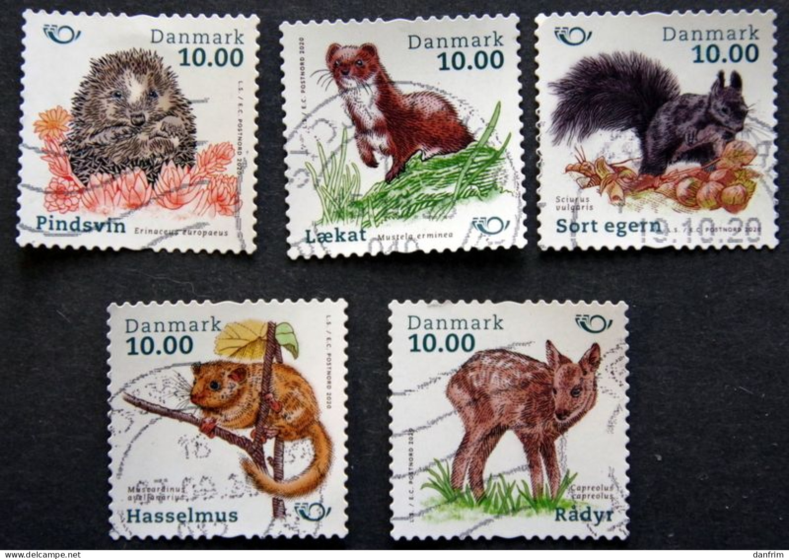 Denmark 2020  Norden Minr.1997-2001 (lot G 452) - Used Stamps