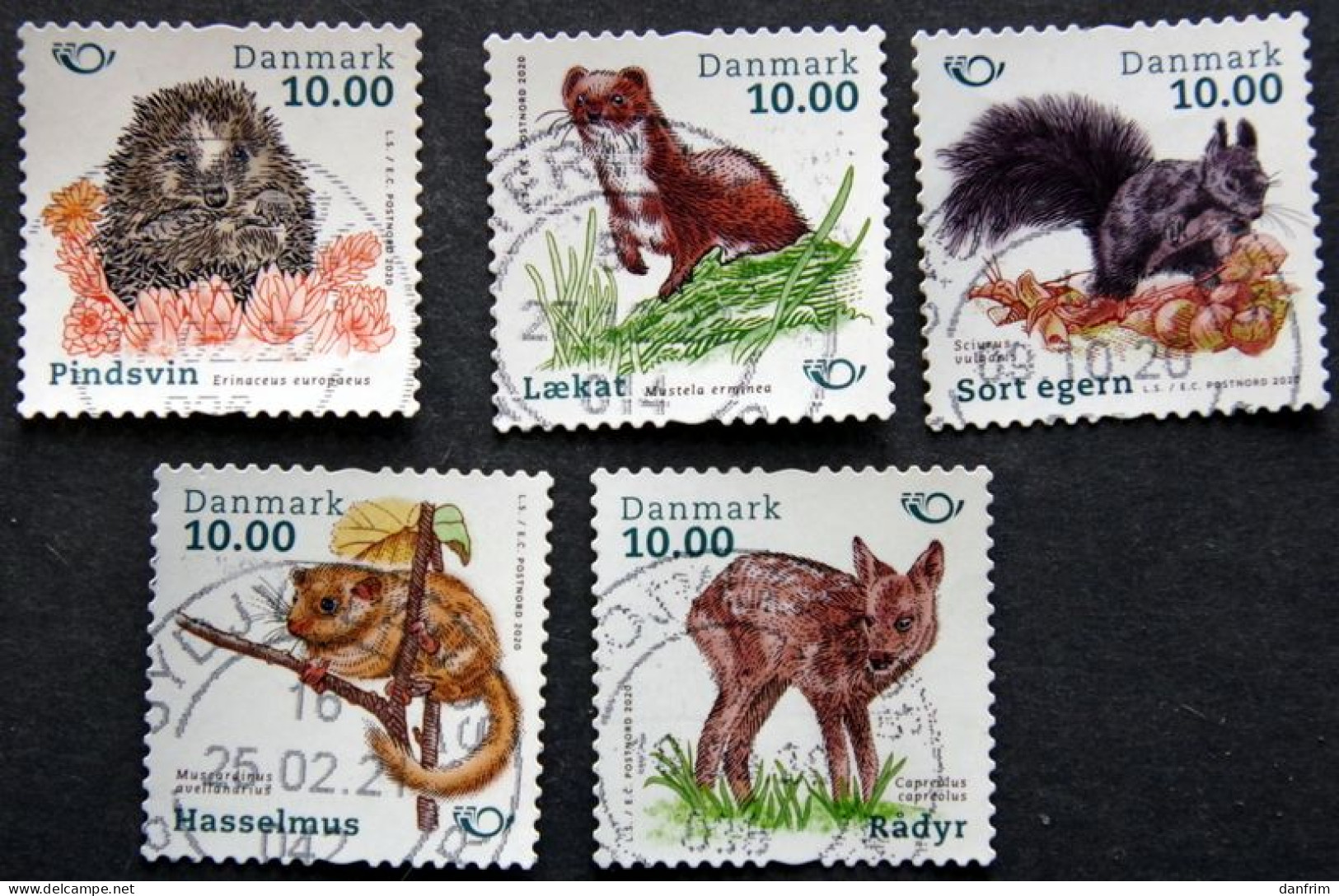 Denmark 2020  Norden Minr.1997-2001 (lot G 470) - Used Stamps