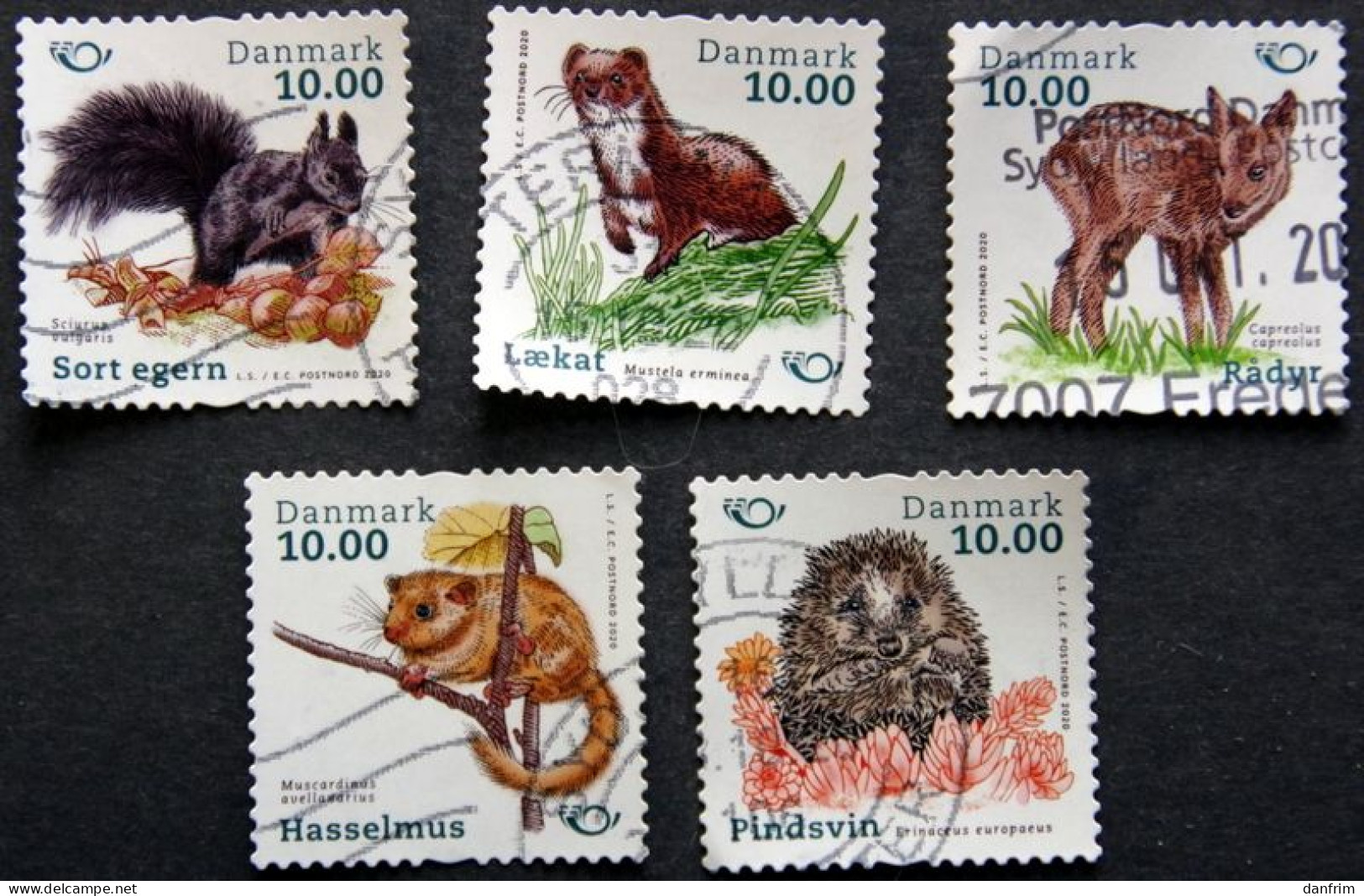 Denmark 2020  Norden Minr.1997-2001 (lot G 1013) - Used Stamps