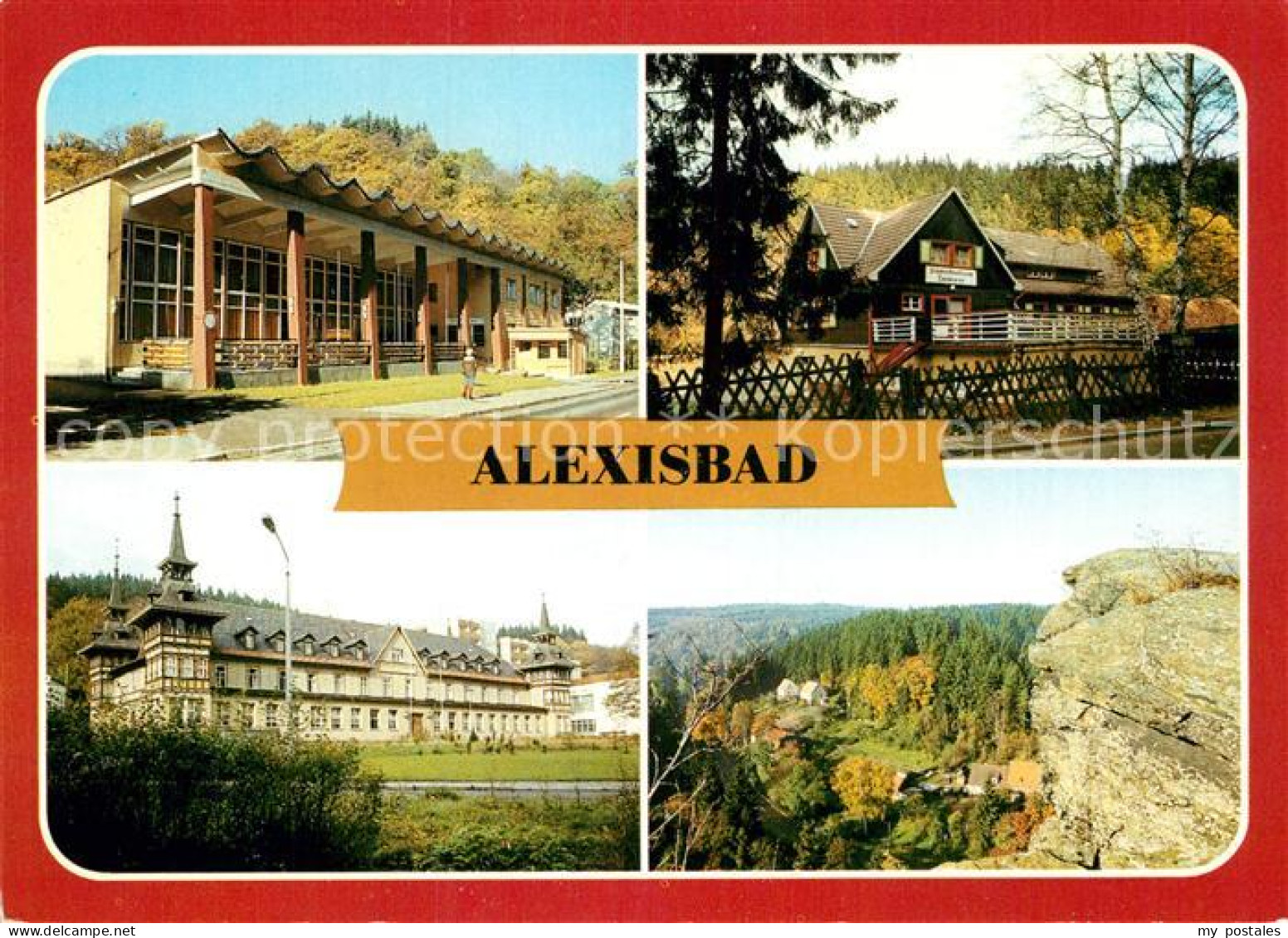 73005259 Alexisbad Harz HO Raststaette Goldene Rose Kinderkurheim Talwiese Reich - Harzgerode