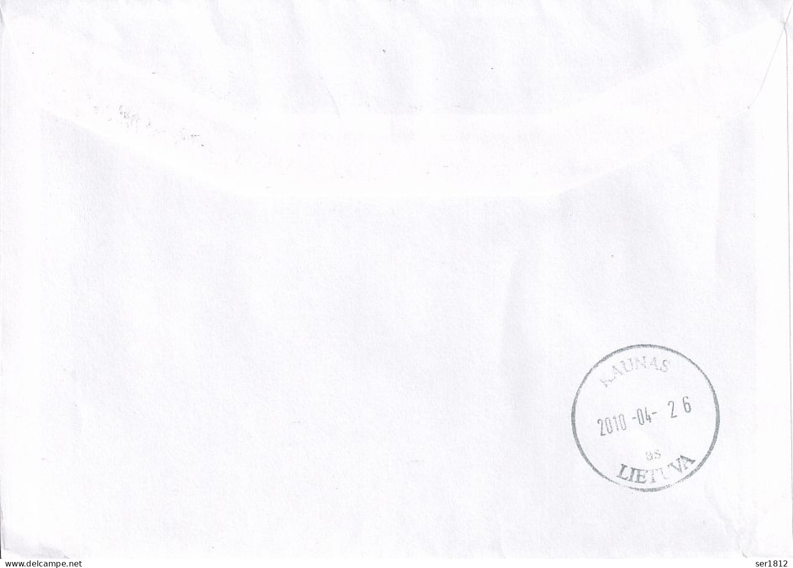 Netherlands 2010 Postal Cover Lithuania Kauans - Cartas & Documentos