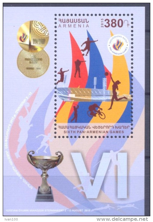 2015. Armenia, VI Panarmenian Games, S/s, Mint/** - Armenia