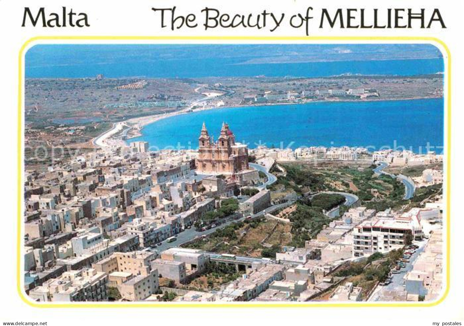 72868392 Mellieha Fliegeraufnahme Malta - Malta