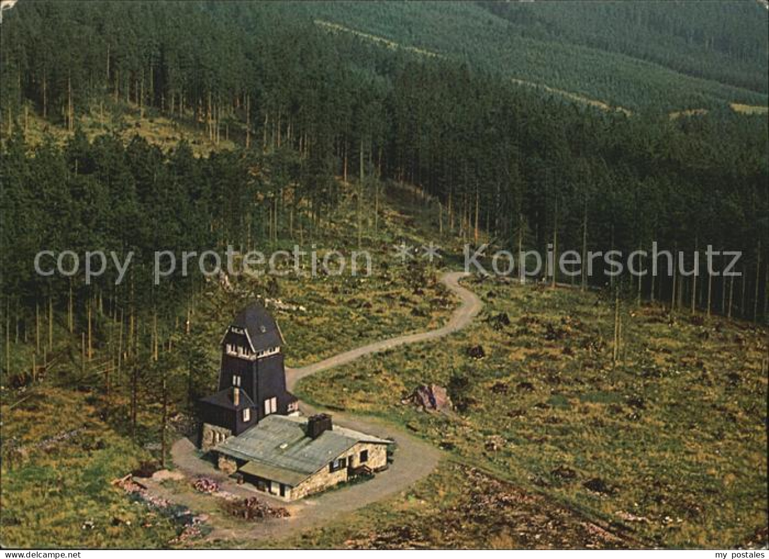 72580655 Hanskuehnenburg Warte Turm Luftaufnahme Hanskuehnenburg - Osterode