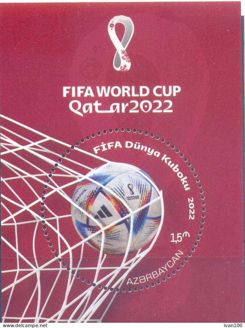 2022. Azerbaijan, FIFA World Cup Qatar'2022, S/s, Mint/** - Aserbaidschan