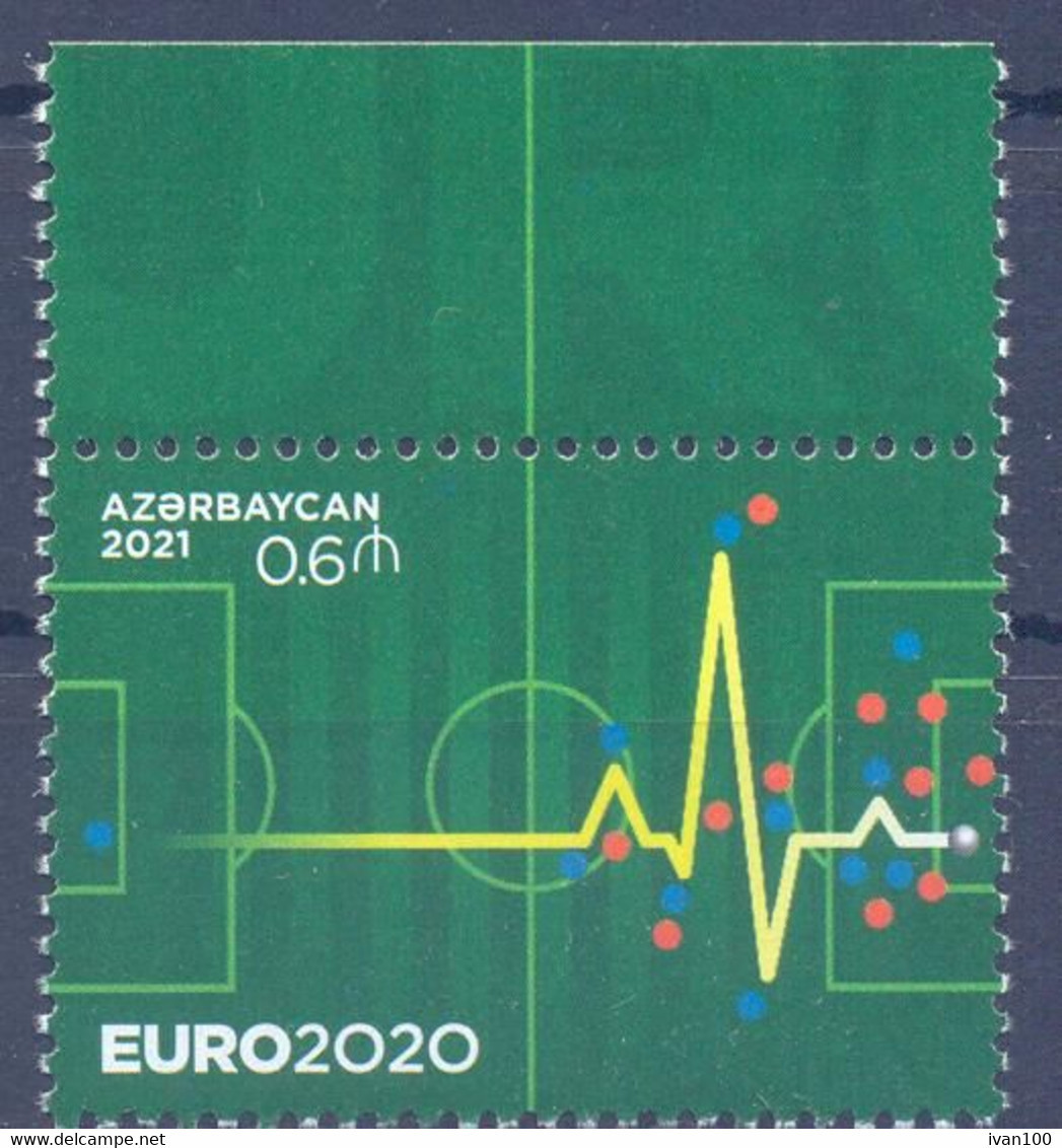 2021. Azerbaijan, Football Championship EURO'2000, 1v, Mint/** - Azerbaïjan