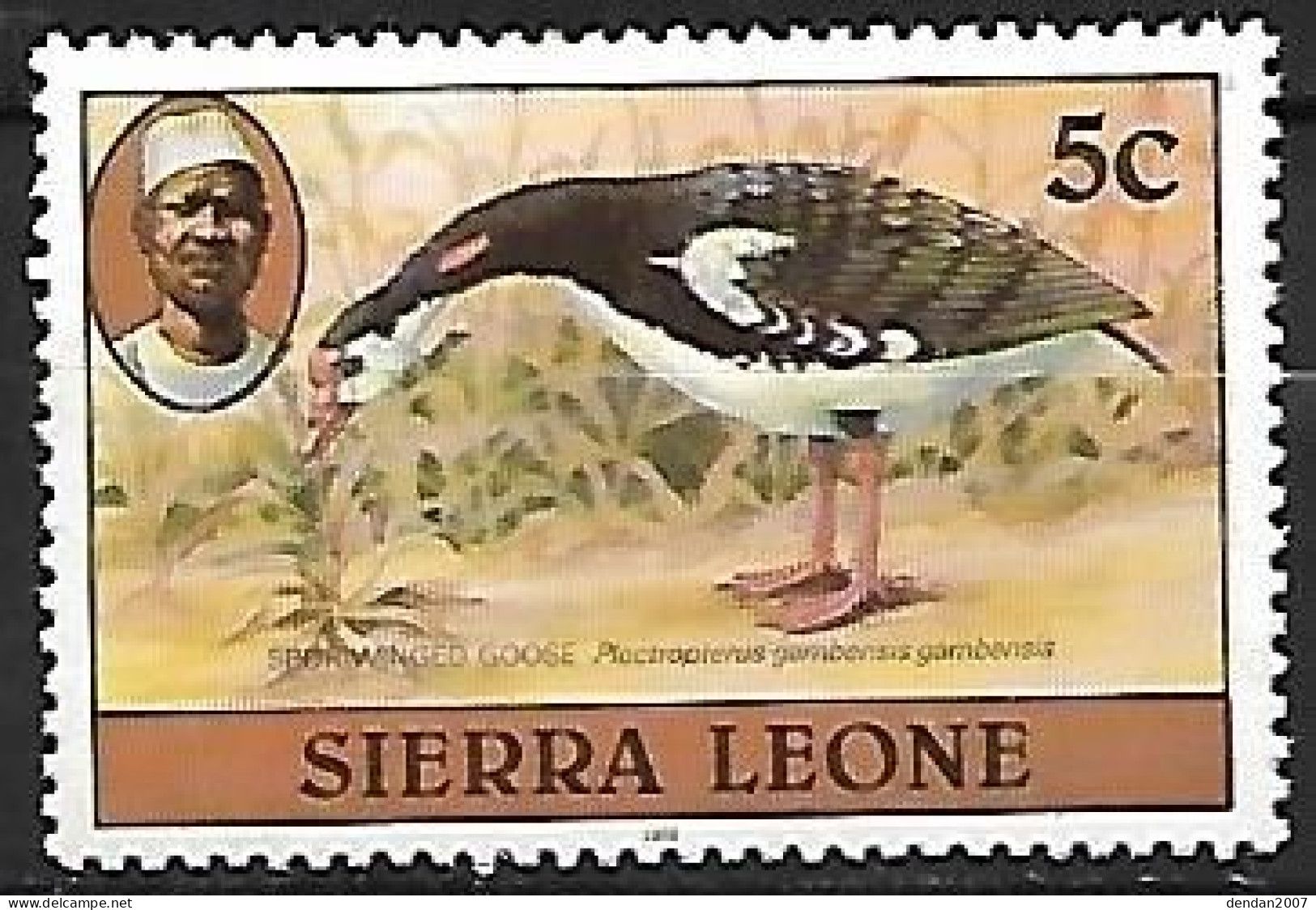 Sierra Leone  - MNH **1981 : Spur-winged Goose  -  Plectropterus Gambensis - Ganzen