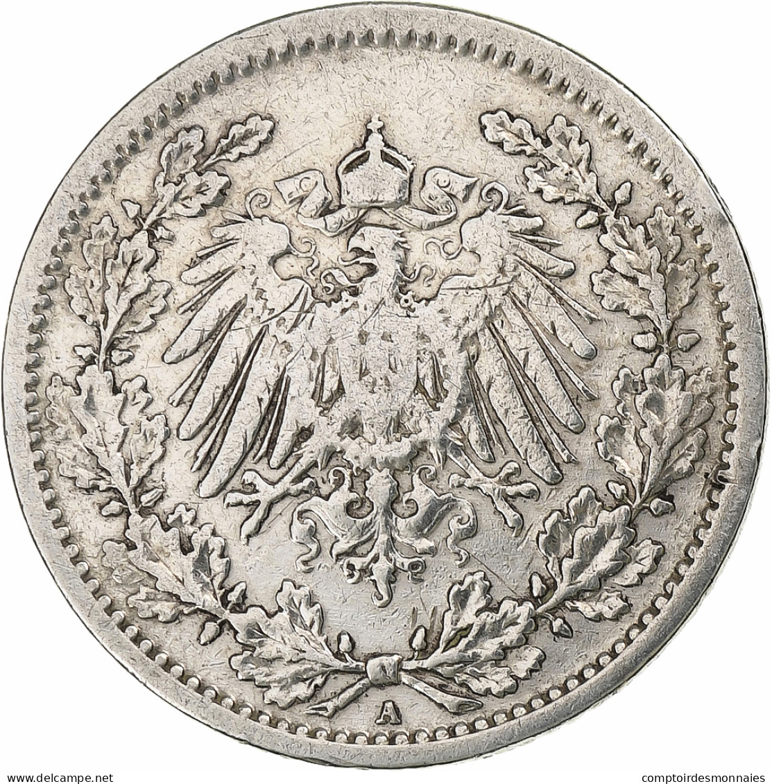 Empire Allemand, 1/2 Mark, 1906, Berlin, Argent, TB+, KM:17 - 1/2 Mark