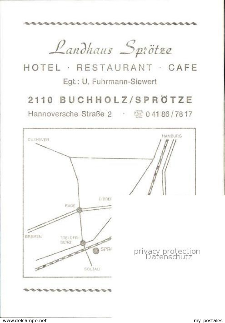 72577618 Sproetze Landhaus Sproetze Hotel Restaurant Buchholz In Der Nordheide - Buchholz