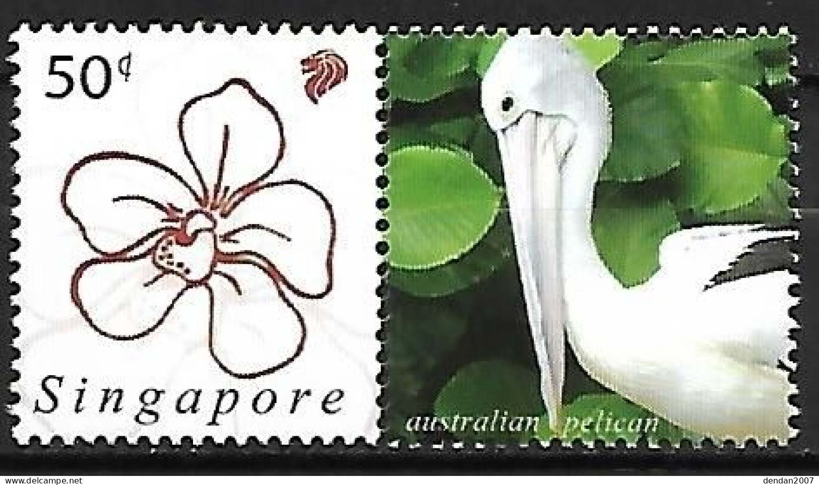 Singapore - MNH ** (bird Is Tab) : Australian Pelican - (Pelecanus Conspicillatus) - Pelicans