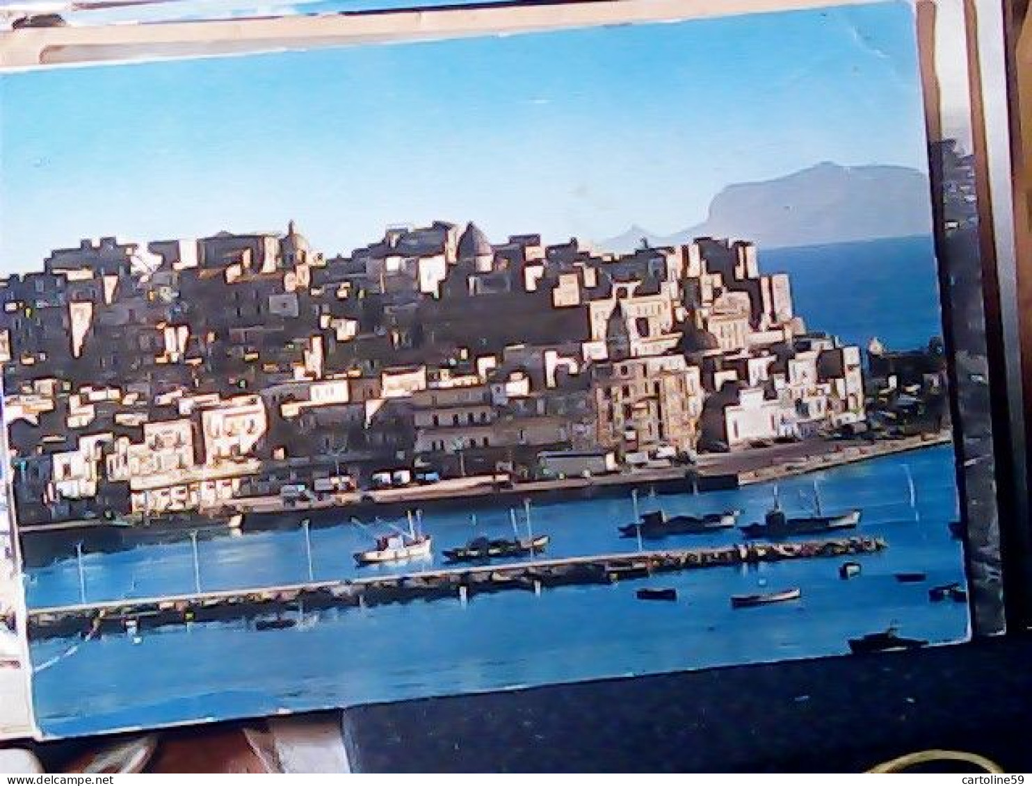 9 CARD POZZUOLI SOLFATARA LAGO LAVERNO TEMPIO STUFE ANFITEATRO ARCO DI CUMA VARIE VEDUTE   VBN1967<  JT6643