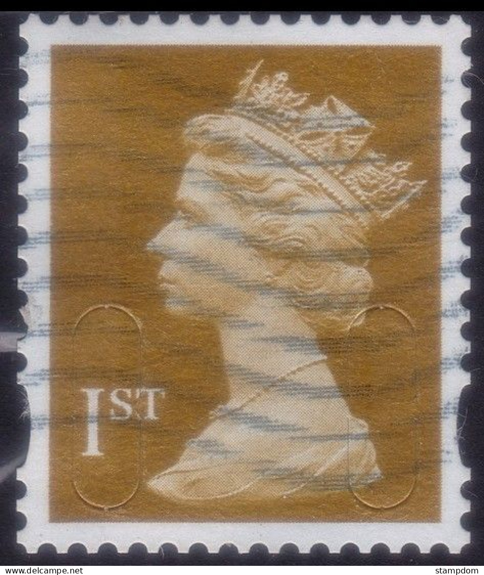 GREAT BRITAIN GB 2011 QE2 Security Machin Ist Gold M11L MBIL Sc#MH411 - USED @Q2515 - Machins