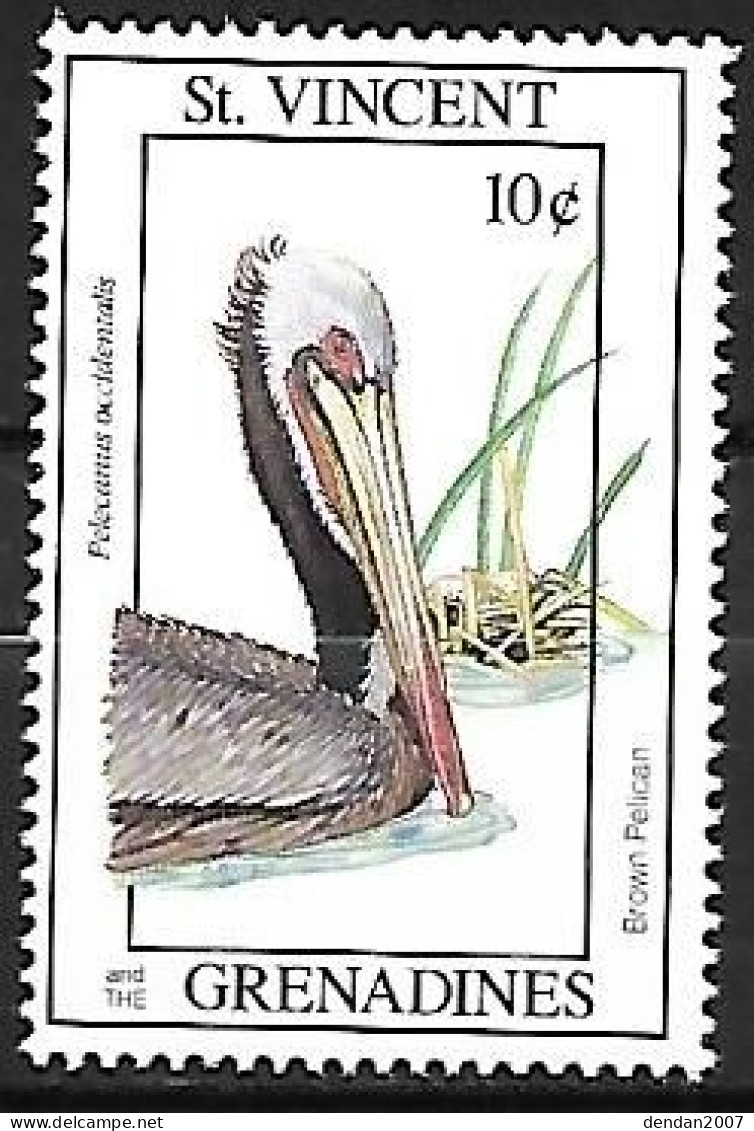 St Vincent & The Grenadines - MNH ** 1993 :  Brown Pelican  -  Pelecanus Occidentalis - Pellicani