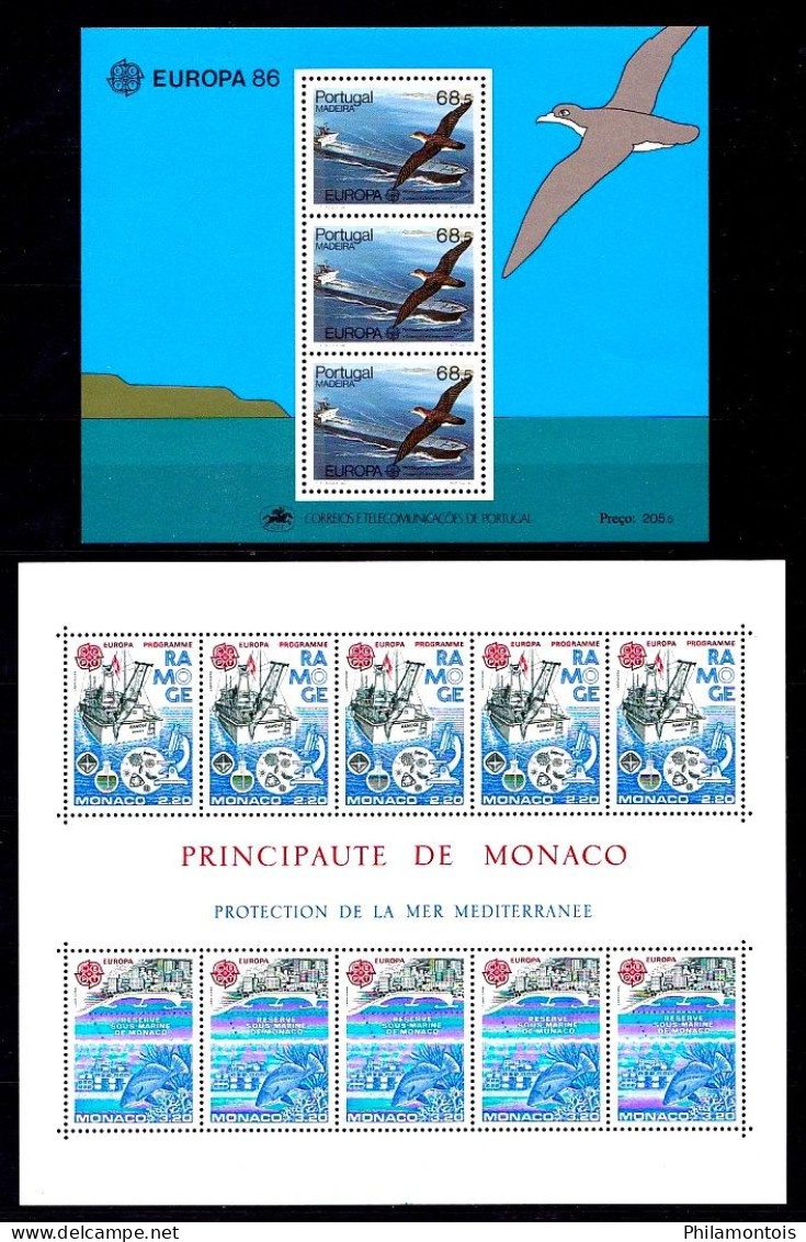 EUROPA-CEPT - Année 1986 Complète Avec Blocs - Neufs N** - Très Beaux - 1986