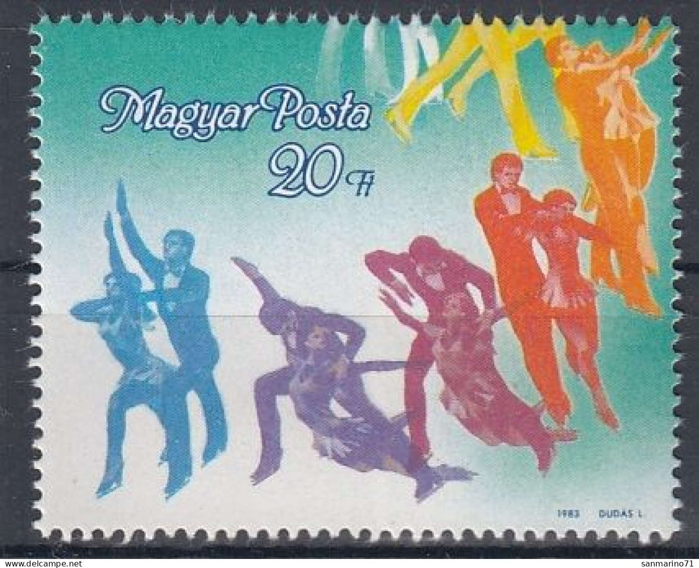 HUNGARY 3659,unused (**) - Patinage Artistique